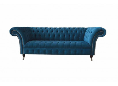 Kanapa trzyosobowa Podkładka Sofa Chesterfield projekt sofy kanapy Włókiennicze