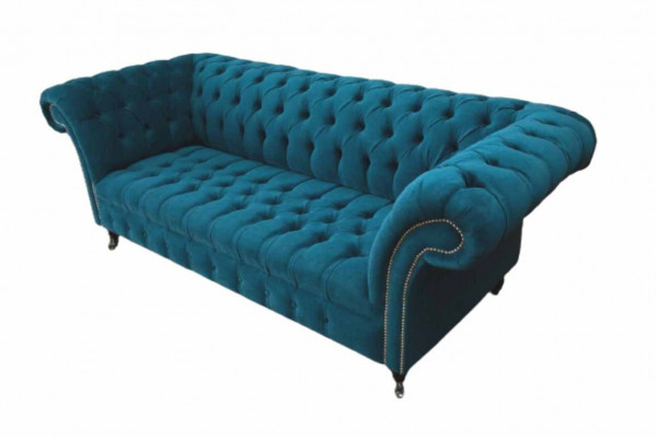 Kanapa trzyosobowa Podkładka Sofa Chesterfield projekt sofy kanapy Włókiennicze