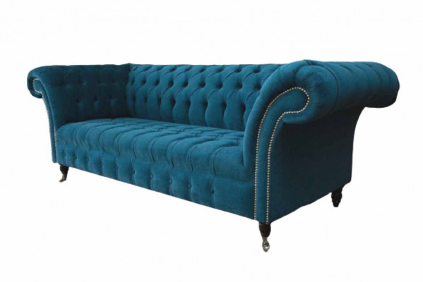 Kanapa trzyosobowa Podkładka Sofa Chesterfield projekt sofy kanapy Włókiennicze