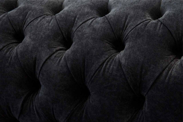 Sofa trzyosobowa Podkładka Czarny Sofa 3 Siedziba Sofy Pokój Meble Design