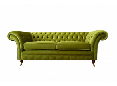 Sofa 3 miejsce do siedzenia Material Design Couch Podkładka Sofy Włókienniczy Modern Chesterfield