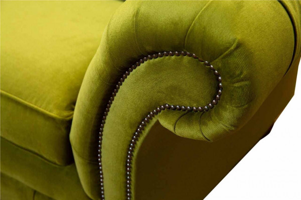 Sofa 3 miejsce do siedzenia Material Design Couch Podkładka Sofy Włókienniczy Modern Chesterfield