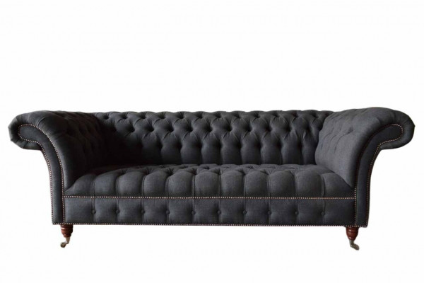 Sofa trzyosobowa Chesterfield 3 miejsce do siedzenia Sofa Podkładka Kanapy Design Włókienniczy