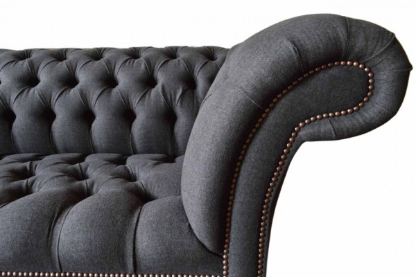 Sofa trzyosobowa Chesterfield 3 miejsce do siedzenia Sofa Podkładka Kanapy Design Włókienniczy