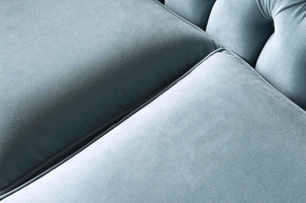 Chesterfield 3 miejsce do siedzenia Podkładka Kanapa Sofa Włókienniczy Styl Nowoczesny Materiał Nowy