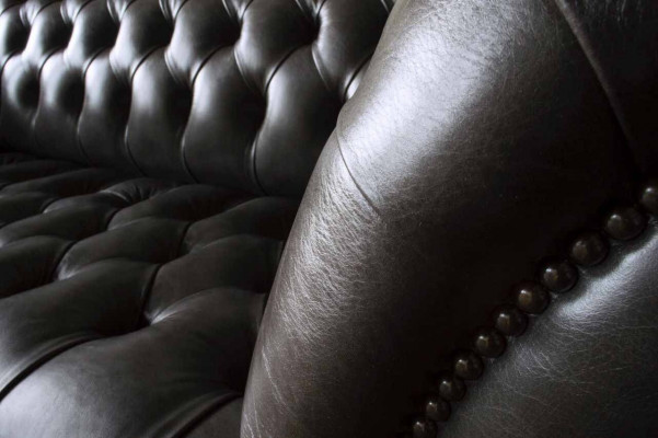 Sofa trzyosobowa Chesterfield 3 miejsce do siedzenia Sofy Brązowa Skóra Living Room Luxury