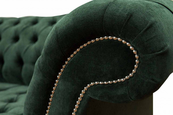 Luksusowa trzyosobowa zielona sofa 3 miejsce do siedzenia Siedziba Design Meble Couches