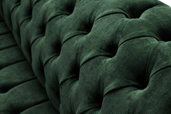Luksusowa trzyosobowa zielona sofa 3 miejsce do siedzenia Siedziba Design Meble Couches