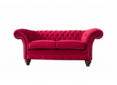 Design Nowoczesna Sofa Włókiennicza 2 miejsce do siedzenia Sofa Podkładka Luksusowe Sofy Chesterfield