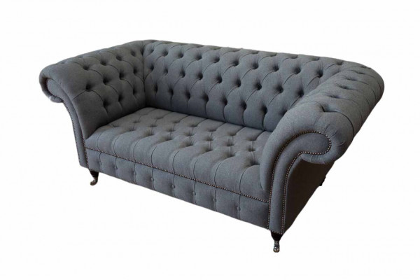 Angielski Chesterfield Biurowe Meble Sofa Kanapa 2 Siedziba Włókienniczy