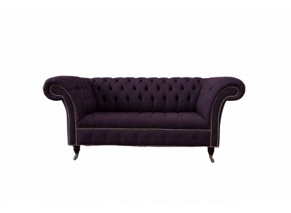 Sofa Podkładka Sofy Nowa Sofa 2 miejsce do siedzenia Design Chesterfield Material Couch