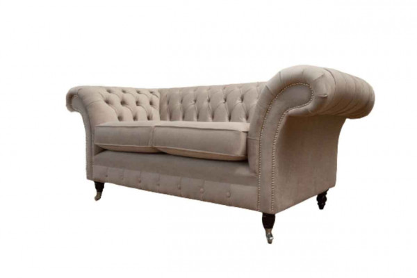 Chesterfield Włókienniczy Podkładka Sofa Design Luxury Couch Material Sofy 2 miejsce do siedzenia