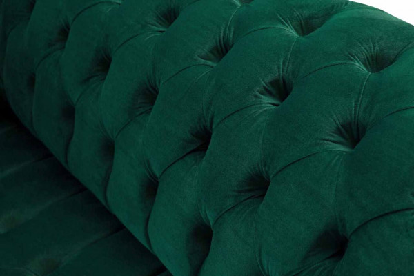 Dwuosobowa sofa Chesterfield 2 miejsce do siedzenia Design Sofy Podkładka Modern Siedziba Materiał