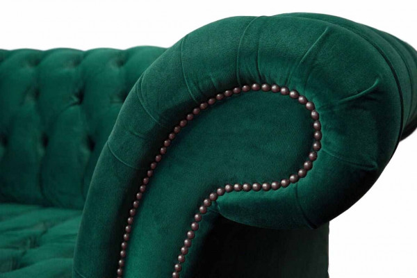 Dwuosobowa sofa Chesterfield 2 miejsce do siedzenia Design Sofy Podkładka Modern Siedziba Materiał