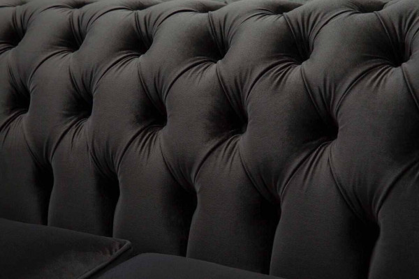 Chesterfield Włókienniczy Sofa 2 miejsce do siedzenia Podkładka Design Luxury Couch Sofy materiałowe