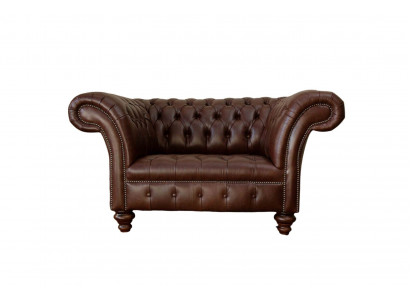 Sofa Chesterfield Sofy do salonu Sofa Podkładka Skóra Nowoczesne 1,5 miejsce do siedzenia