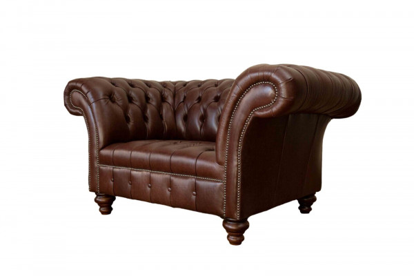 Sofa Chesterfield Sofy do salonu Sofa Podkładka Skóra Nowoczesne 1,5 miejsce do siedzenia