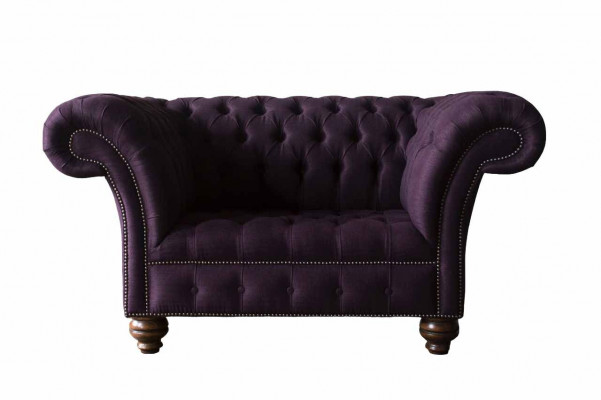 Design Chesterfield Materiał Couch Fotel 1,5 miejsca do siedzenia Podkładka Sofas Lounge