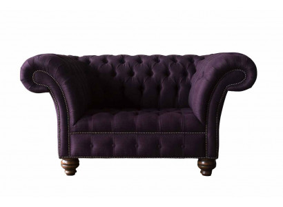 Design Chesterfield Materiał Couch Fotel 1,5 miejsca do siedzenia Podkładka Sofas Lounge