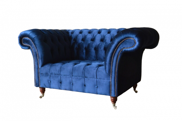 Design Fotel Włókienniczy Luxury Couch 1,5 miejsca do siedzenia Sofa Relaks Lounge Club Nowość