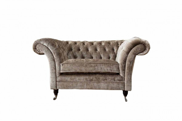 Design Chesterfield Fotel 1 miejsce do siedzenia kanapa Podkładka Luksusowe sofy włókiennicze