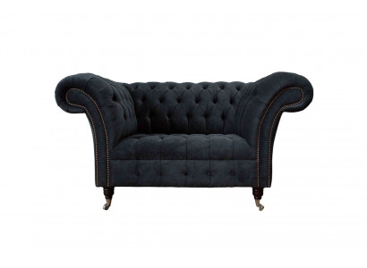 Sofa Chesterfield Design Fotel Podkładka Luksusowe kanapy włókiennicze 1 miejsce do siedzenia