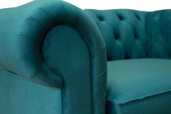 Fotel 1 miejsce do siedzenia Chesterfield Podkładka Sofas Design Luxury Couch Sofa Nowość