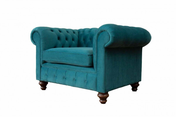 Fotel 1 miejsce do siedzenia Chesterfield Podkładka Sofas Design Luxury Couch Sofa Nowość