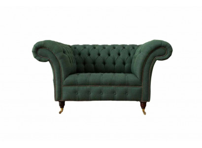 Sofa Fotel Zielona Podkładka Luksusowe Klasyczne Kanapy Włókiennicze Nowe