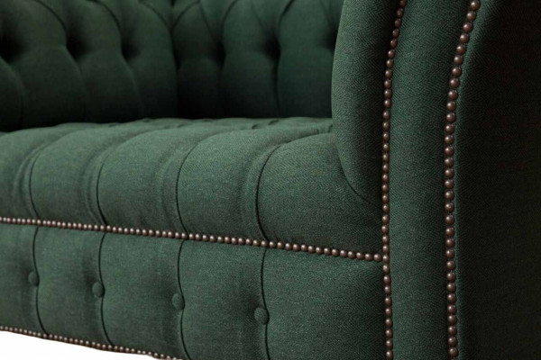 Sofa Fotel Zielona Podkładka Luksusowe Klasyczne Kanapy Włókiennicze Nowe
