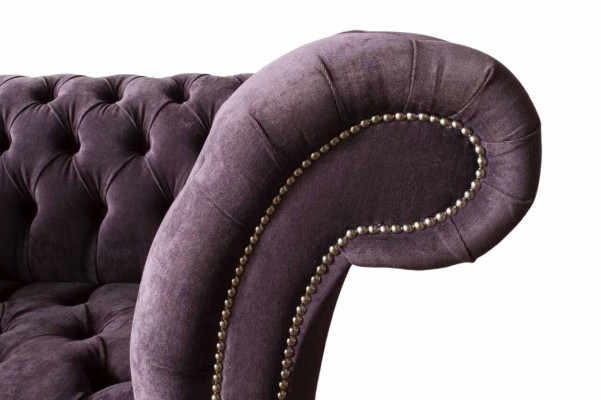 Fotel Chesterfield Aksamit Jednomiejscowe Luksusowe Kanapy Fotel Salon Nowość