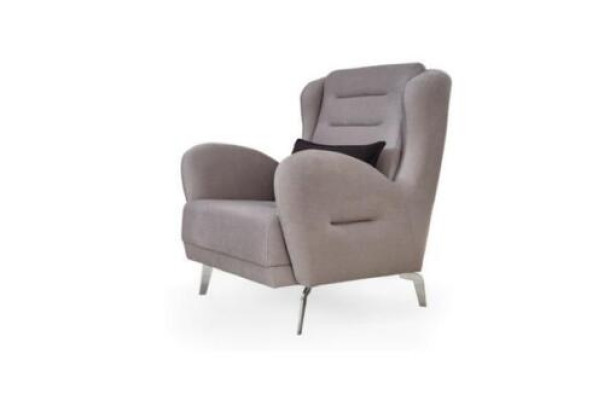 Luksusowy Zestaw sofowy 331 miejsce do siedzenia Sofa trzyosobowa Fotel Materiał Szary Nowoczesny