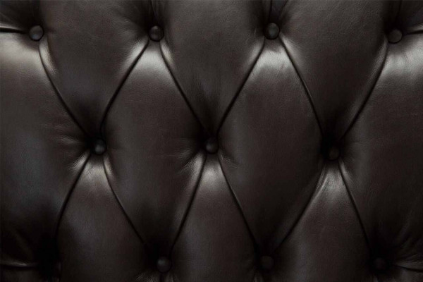 Designerski Fotel 1 miejsce siedzące Brown Skóra Włókienniczy Luksusowa Sofa Chesterfield