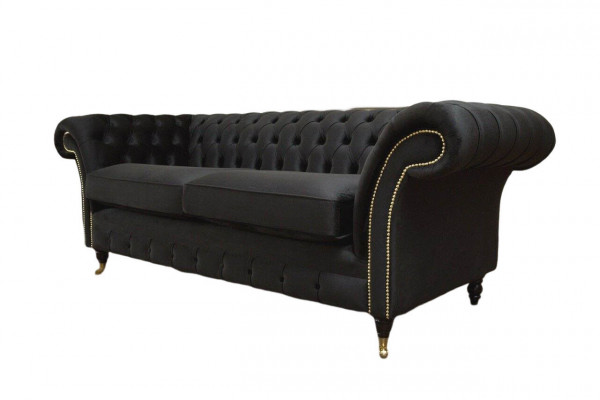 Chesterfield Sofa 3 miejsce do siedzenia Sofa Podkładka Luksusowe Włókiennicze Kanapy Sofy