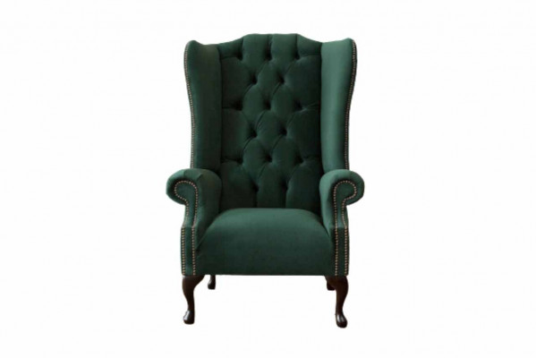 Chesterfield Design Fotel Podkładka Luksusowe kanapy włókiennicze EarsFotel