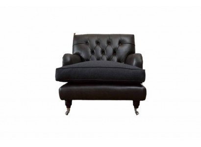 Chesterfield Design Fotel Couch Podkładka Luxury Couches 1 Siedziba Skóra