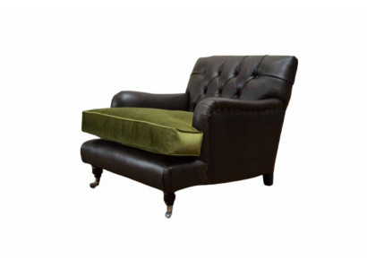 Chesterfield Fotel Design Podkładka Sofa Kanapa Chesterfield Skóra