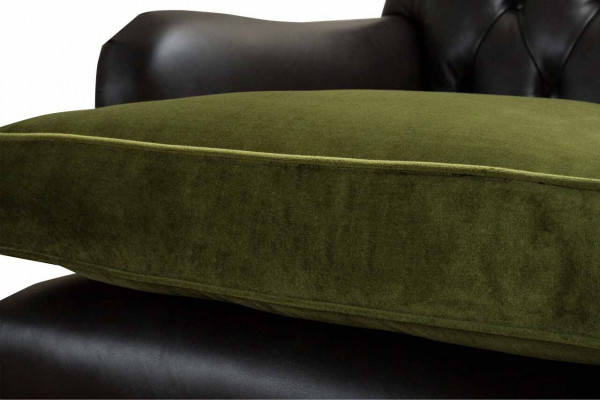 Chesterfield Fotel Design Podkładka Sofa Kanapa Chesterfield Skóra