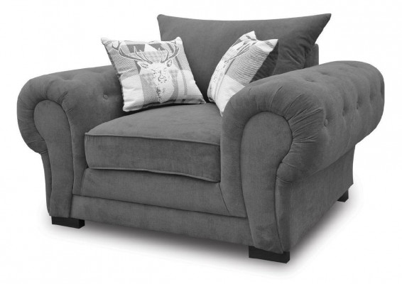 Zestaw sofowy 3+2+1 Chesterfield-Meble salon Włókienniczy w stylu włoskim