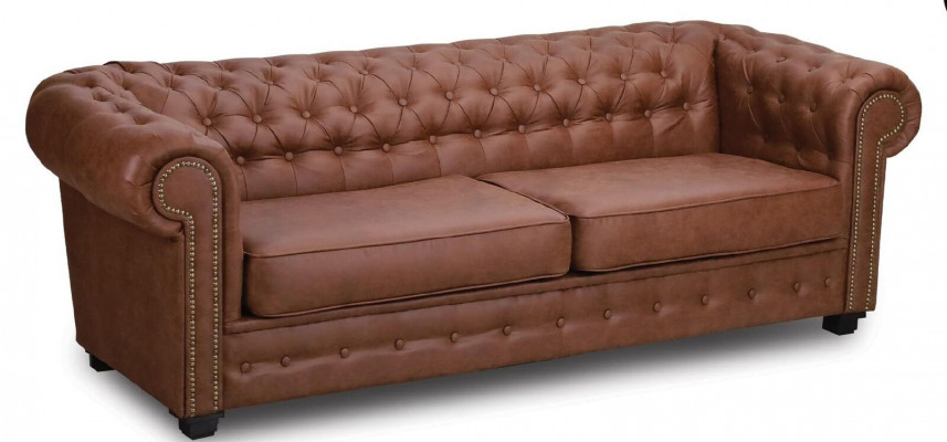 Sofa Chesterfield Material Design Sofy pełnią funkcję łóżka do salonu
