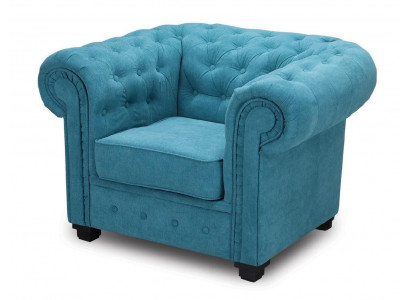 Fotel Luksusowy Komfortowy Fotel Salon w stylu włoskim Chesterfield