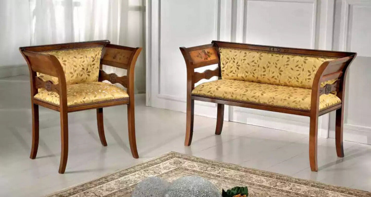 Designerski zestaw wypoczynkowy ławka tapicerowana luksusowe meble do siedzenia Materiał Krzesło 2+1 Siedziba