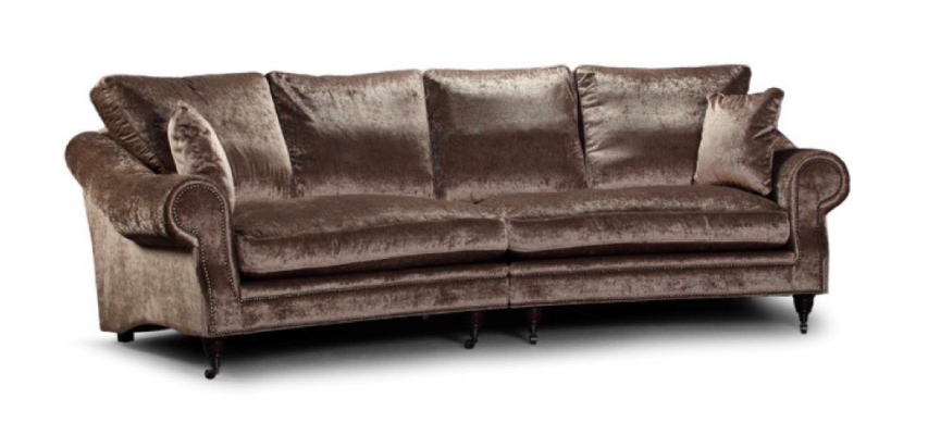Sofa 4 miejsce do siedzenia XXL Kanapa Siedziba Podkładka Sofy Kanapy Salon Design Big