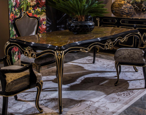Krzesło do jadalni Luxury Classic Krzesła z Drewno Design Krzesło drewniane Meble