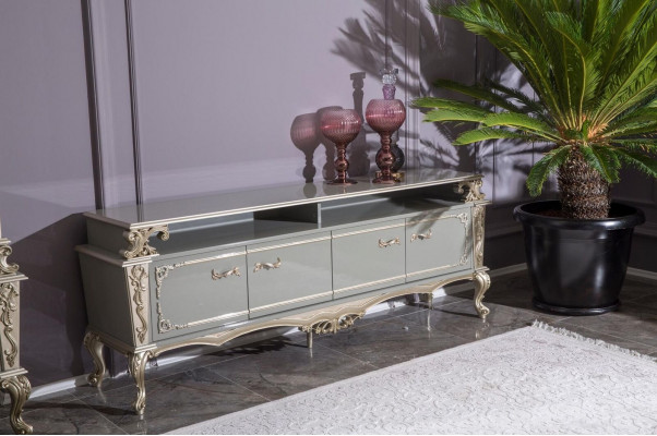 Kredens Luksusowy Półka Drewno Kredens Szafki Do Salonu Design