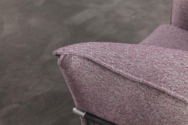 Fotel Salon Luksusowy Relaks Krzesła Club Lounge Meble Sofa Liliowy