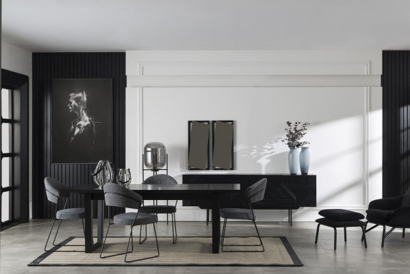 Luksusowa Podkładka Fotel Krzesła Loft Designerska Szara Kuchnia Skórzana Krzesło Meble