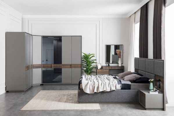 Łóżko Podkładka Design Luksusowe podwójne łóżko Sleep Pokój Modern Meble