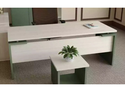 Klasyczny biały designerski luksusowy biurko z drewnianymi meblami do nauki