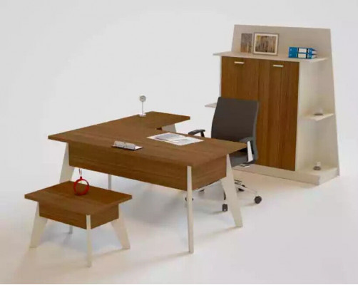 Biurko narożne Designerskie meble drewniane Biurko Studium Tabela Nowy